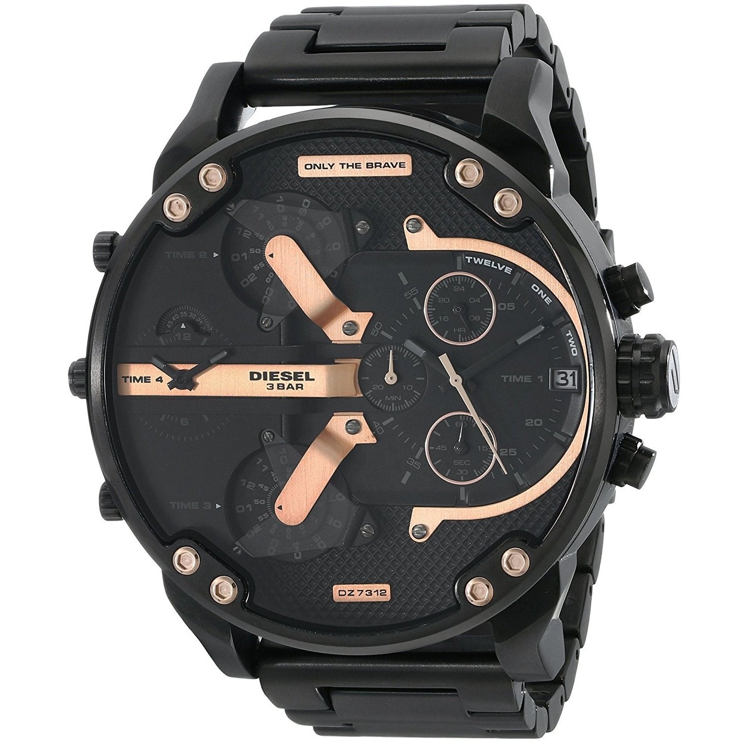 Diesel Mr Daddy 2.0 Quartz Chronograph Black Dial Men's Watch DZ7312