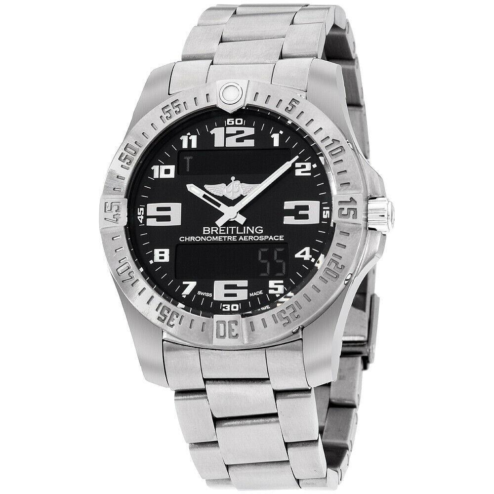 Breitling Aerospace EVO Quartz Black Dial Men's Watch E7936310-BC27-152E