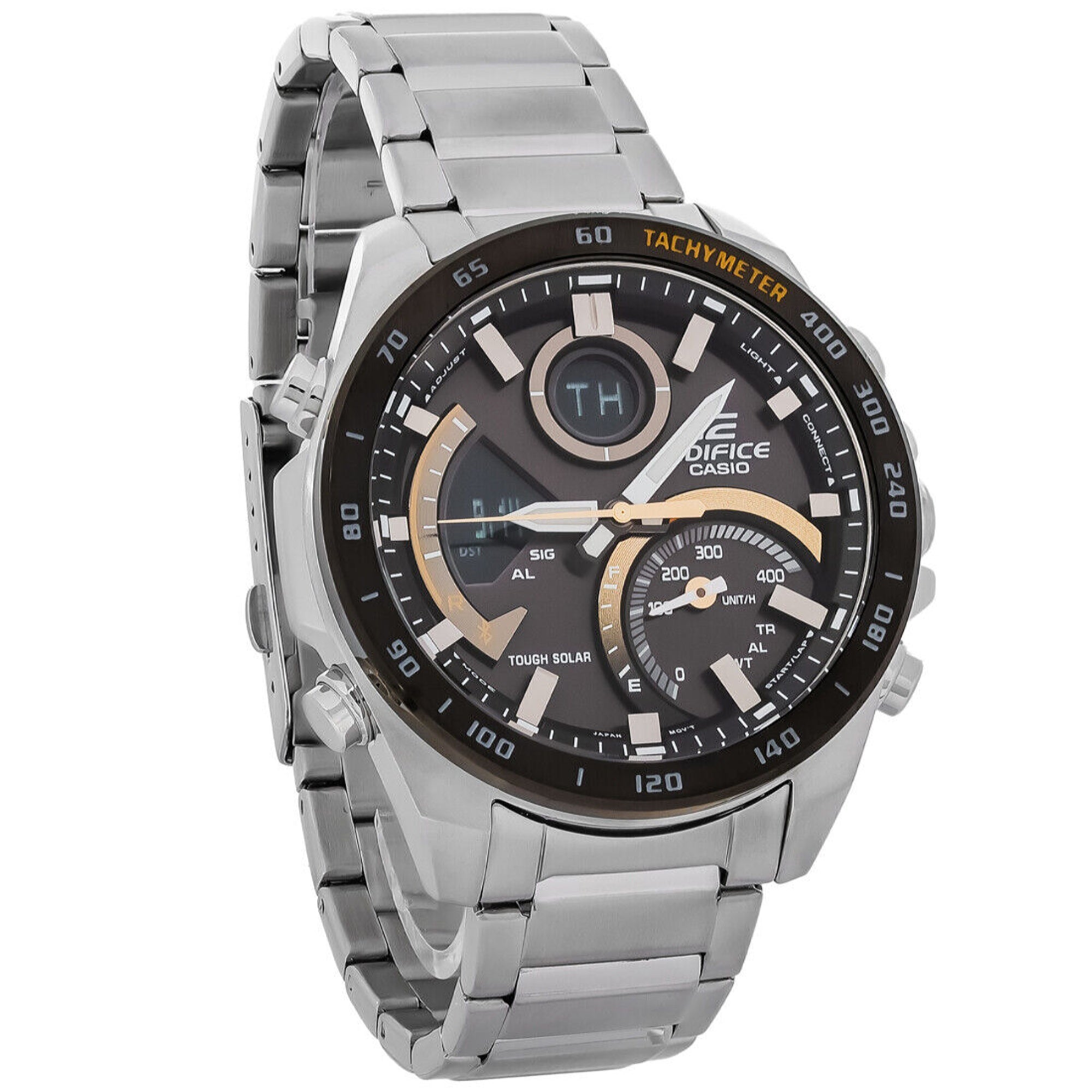 Casio Edifice Quartz Gray Dial Men's Watch ECB900DB-1C