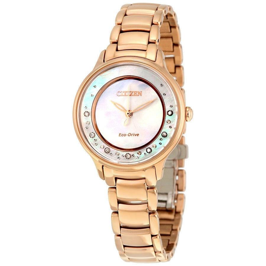 Citizen Circle of Time Eco-Drive Mother of Pearl Dial Women's Watch EM0382-86D