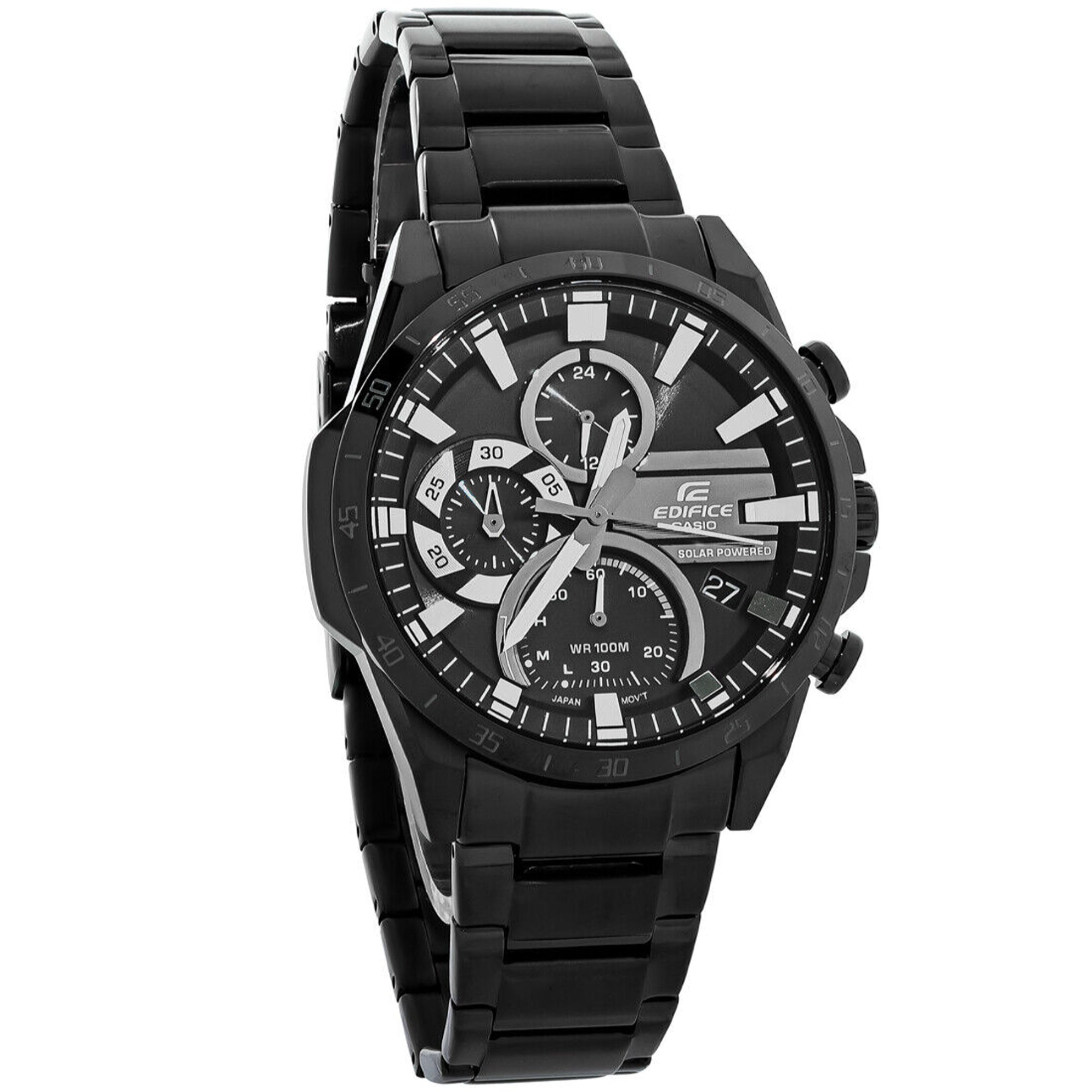 Casio Edifice Quartz Chronograph Black Dial Men's Watch EQS940DC-1AV