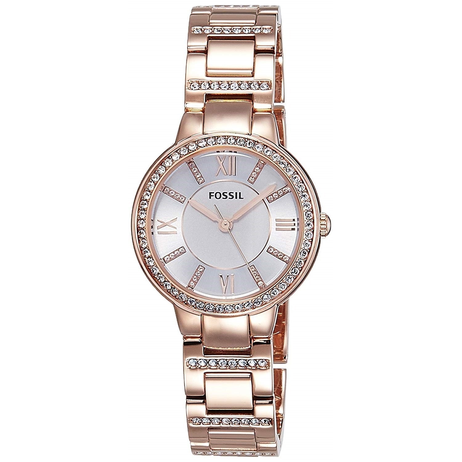 Fossil Virginia Quartz Crystal Silver Dial Women's Watch ES3284