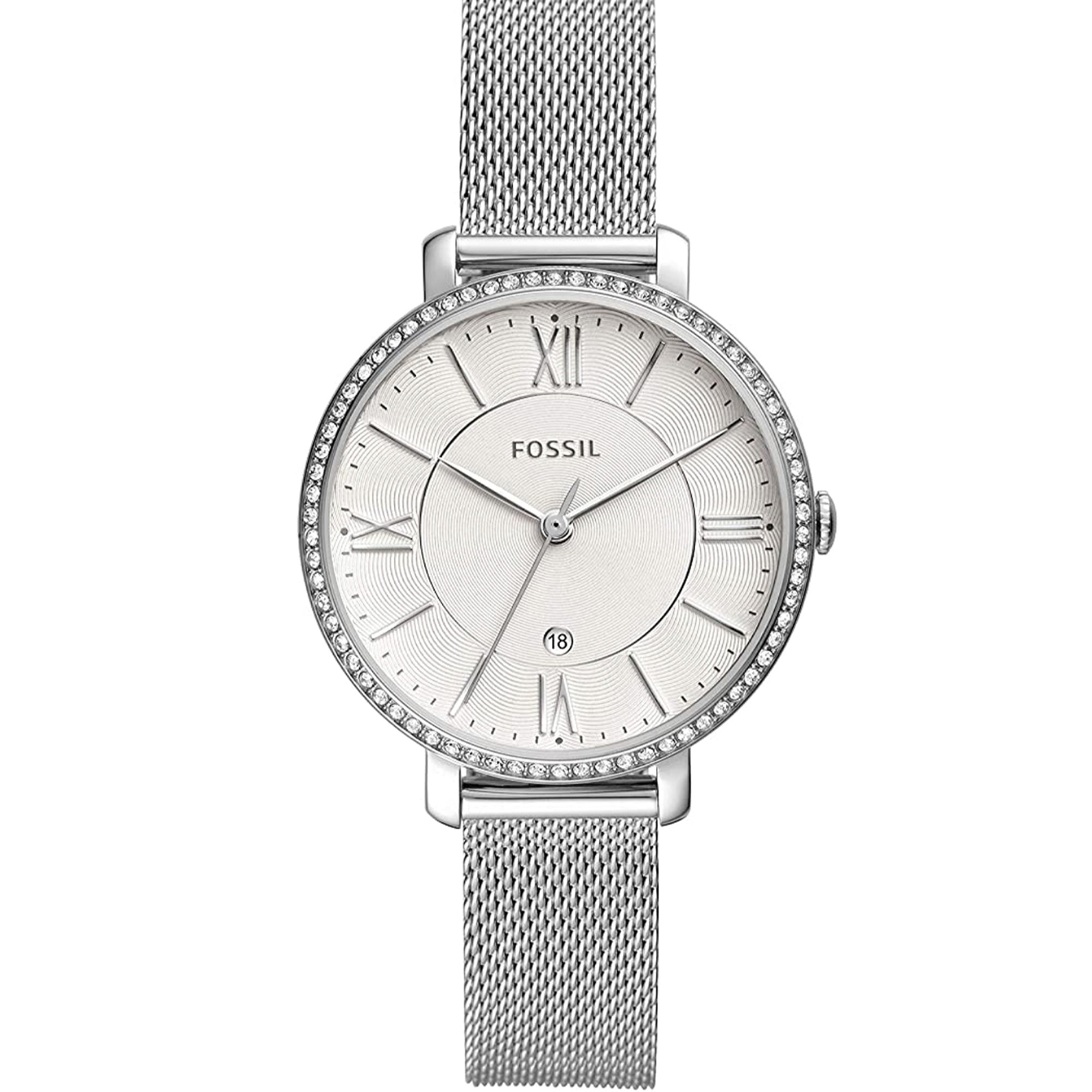 Fossil  Quartz Jacqueline White Dial Women's Watch ES4627