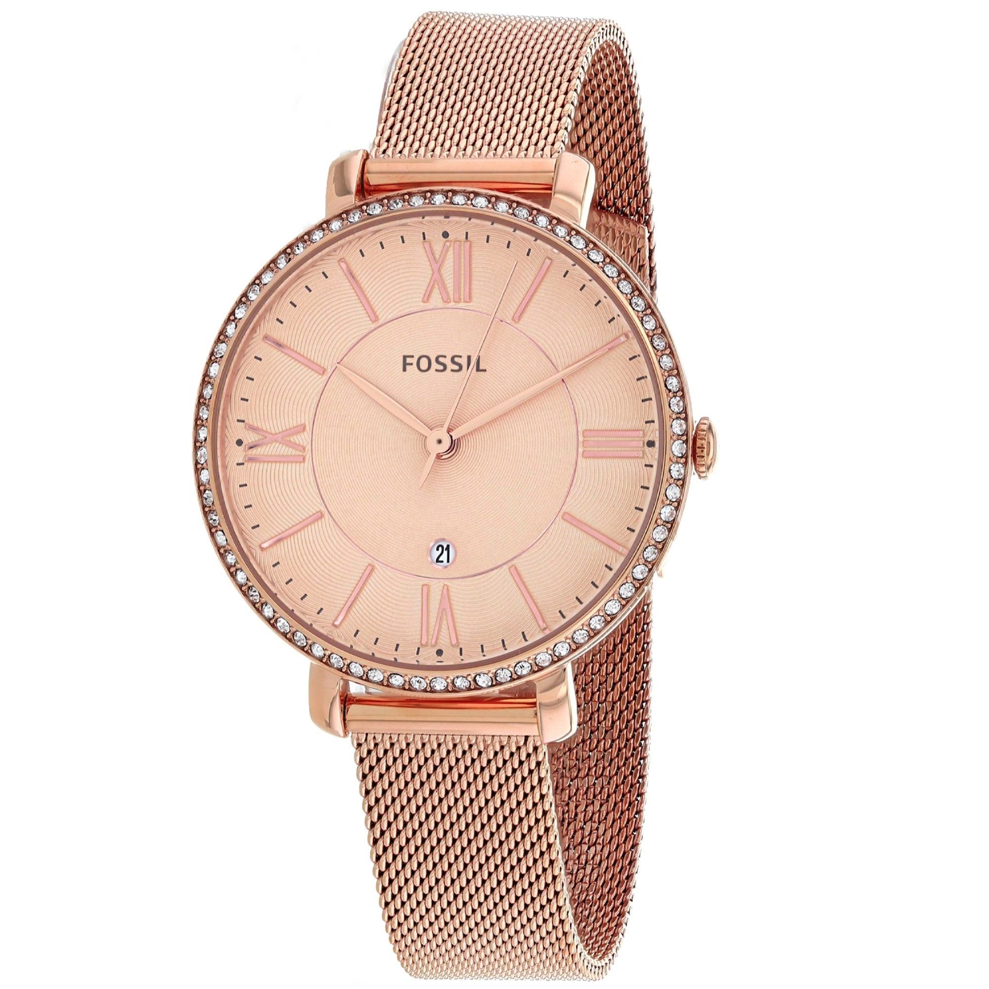 Fossil  Quartz Jacqueline Rose gold Dial Women's Watch ES4628