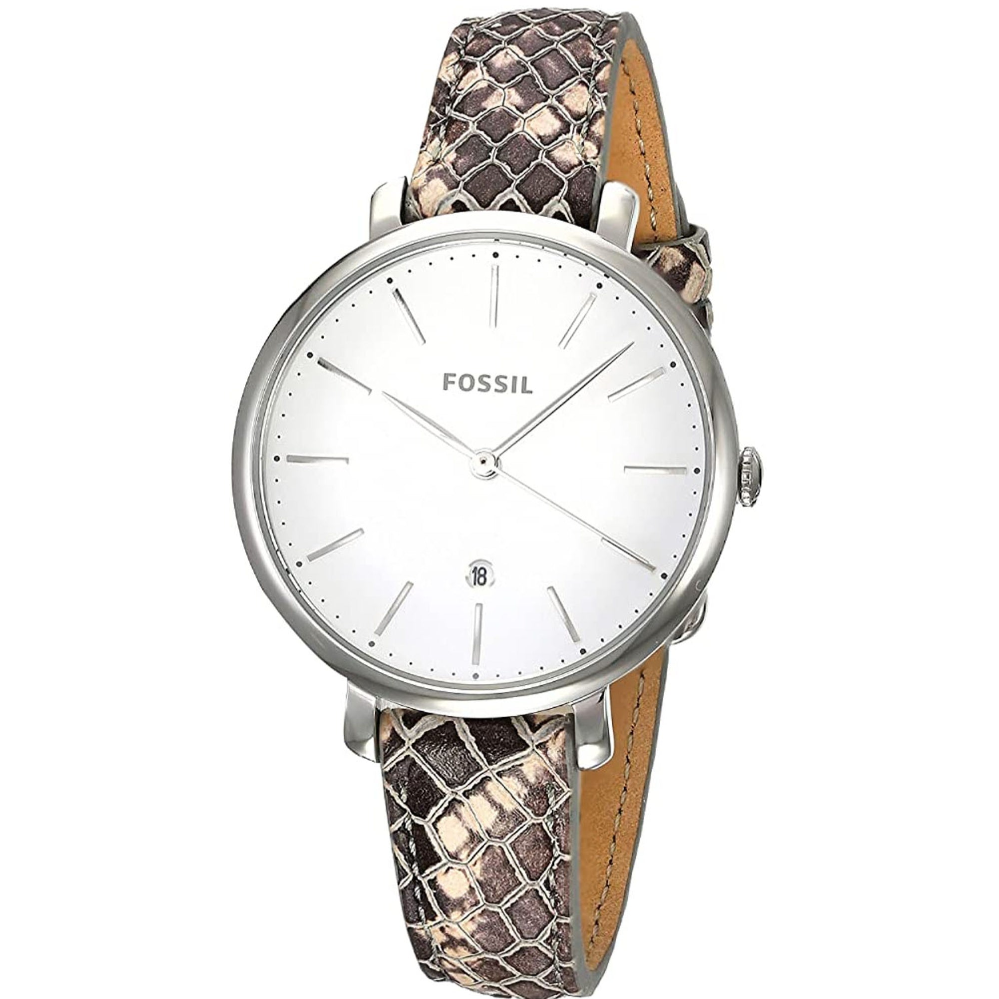 Fossil  Quartz Jacqueline White Dial Women's Watch ES4631