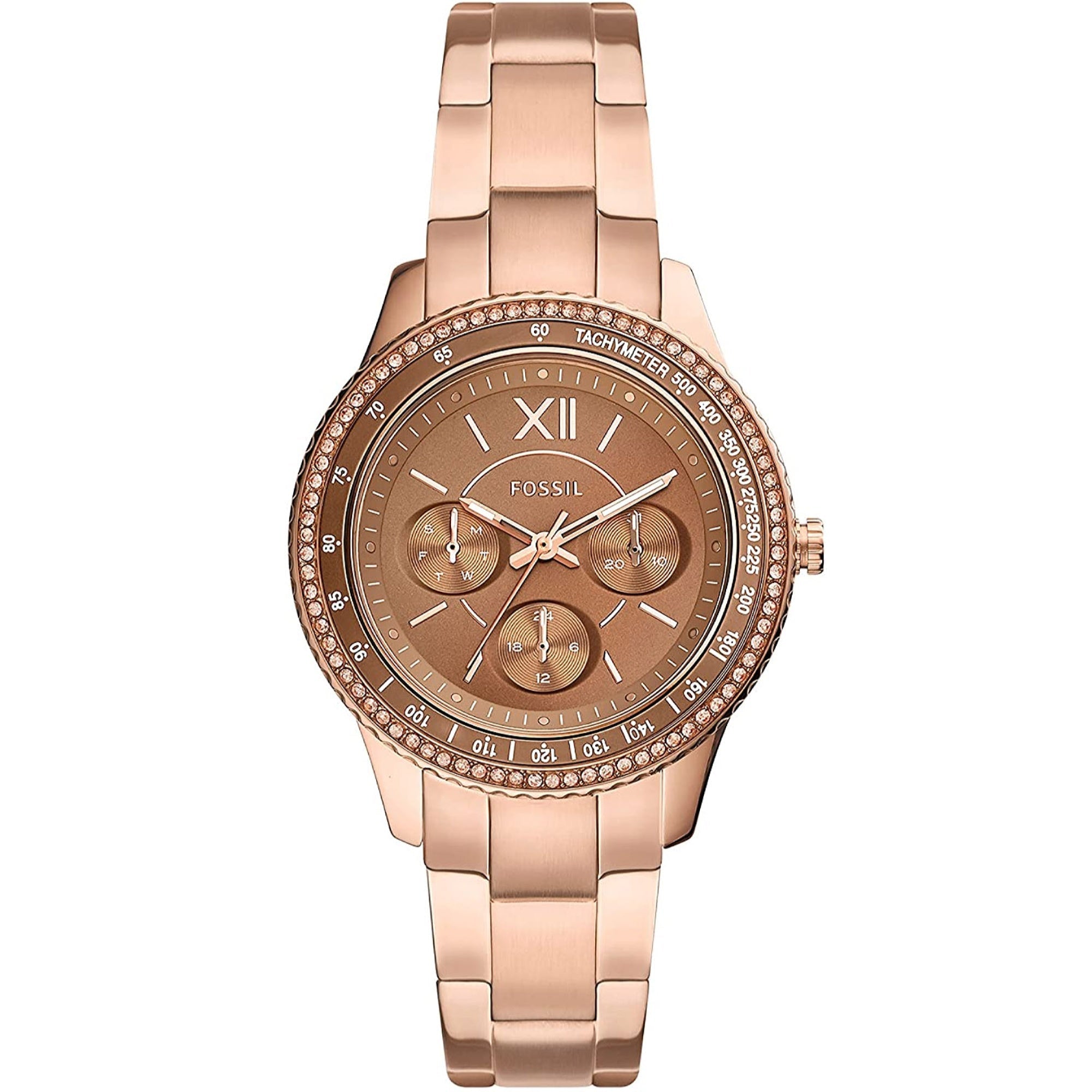 Fossil  Quartz Stella Sport Brown Dial Women's Watch ES5109