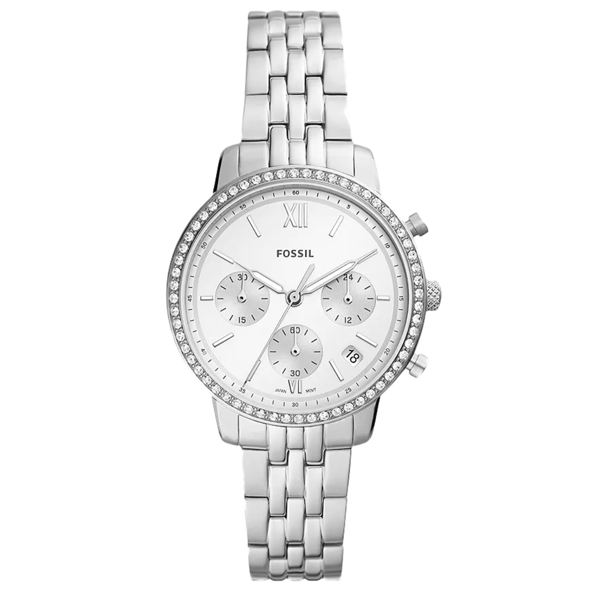 Fossil  Quartz Neutra Silver Dial Women's Watch ES5217