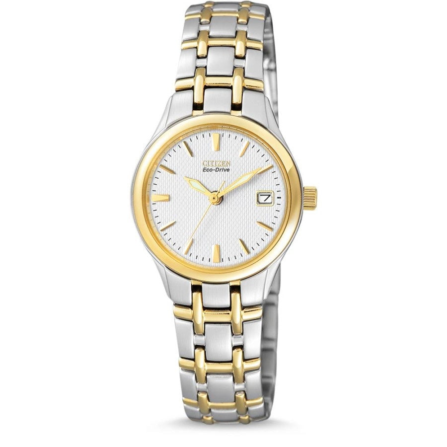 Citizen Silhouette Eco-Drive White Dial Women's Watch EW1264-50A