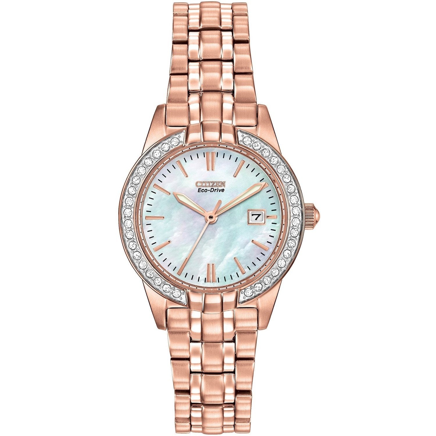 Citizen Silhouette Eco-Drive Mother of Pearl Dial Women's Watch EW1683-65D