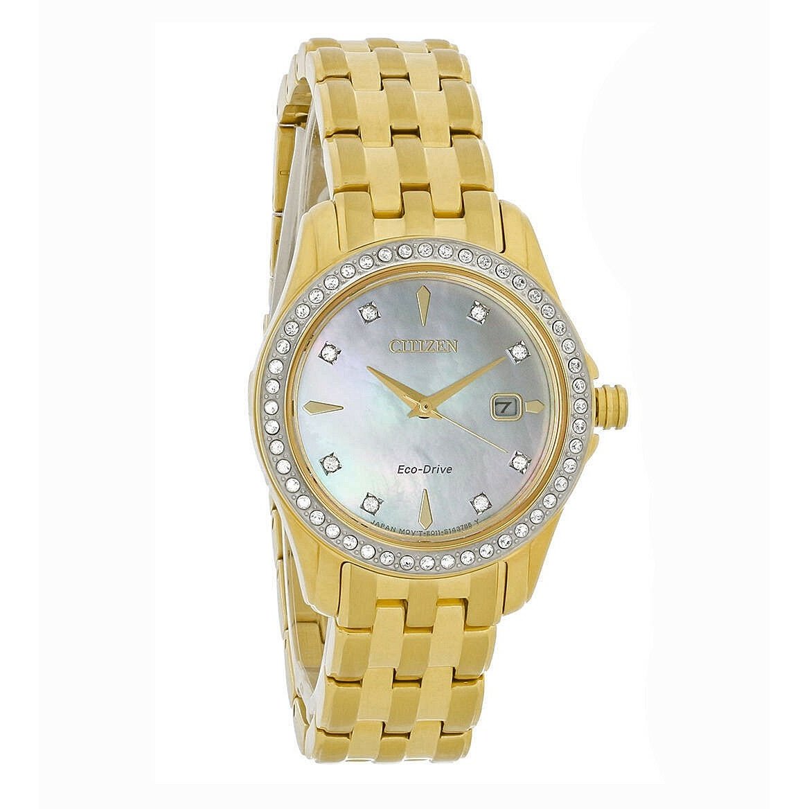 Citizen Silhouette Eco-Drive Mother of Pearl Dial Women's Watch EW1907-78D