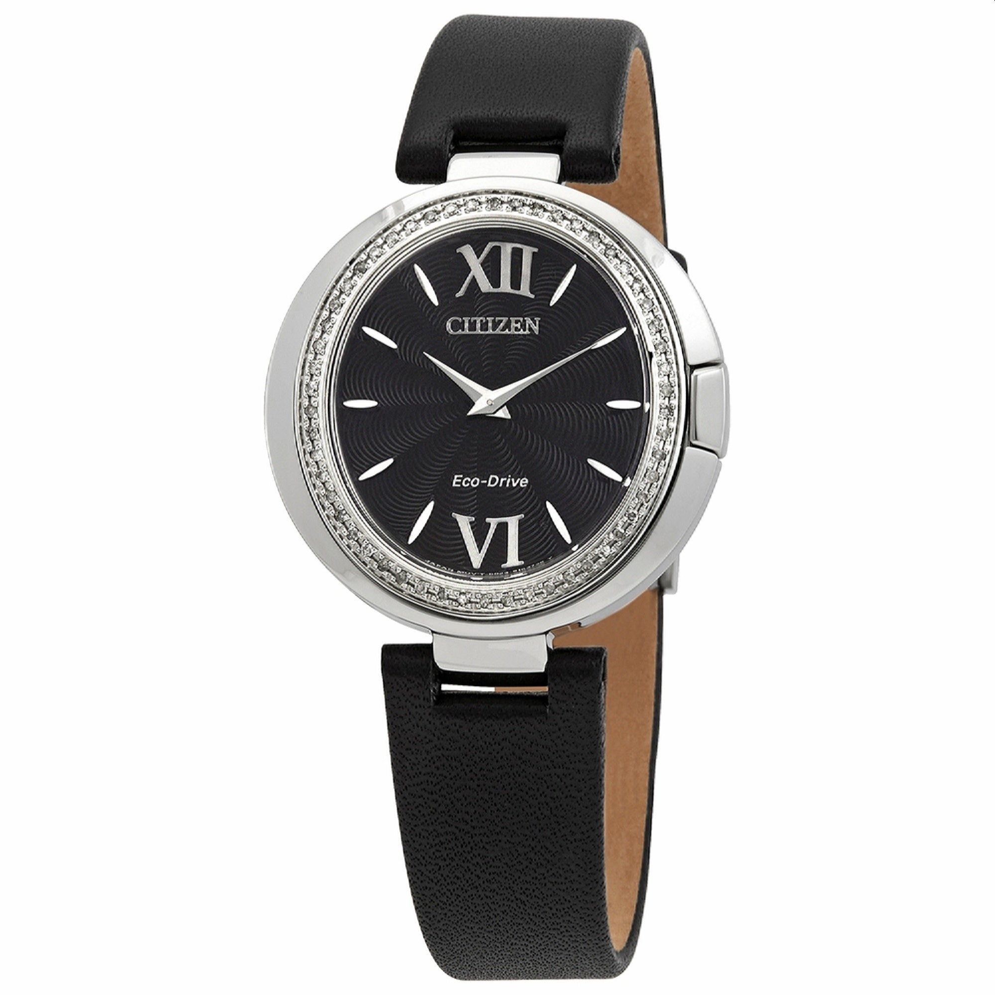 Citizen Capella Eco-Drive Black Dial Women's Watch EX1500-01E