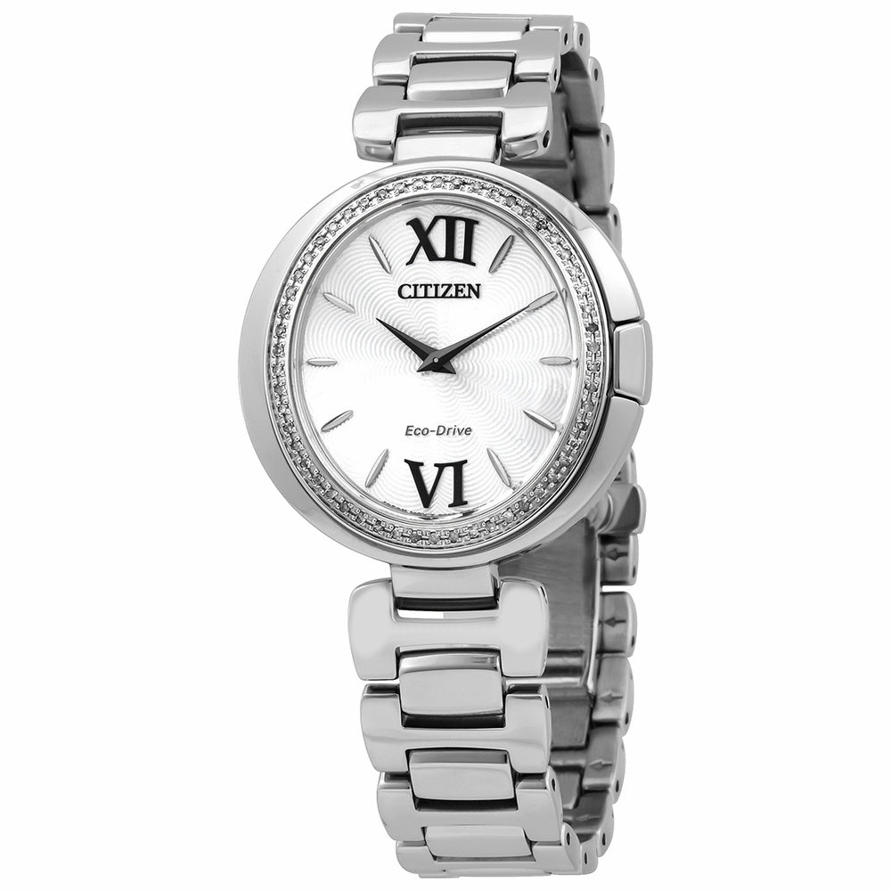 Citizen Capella Eco-Drive Silver Dial Women's Watch EX1500-52A