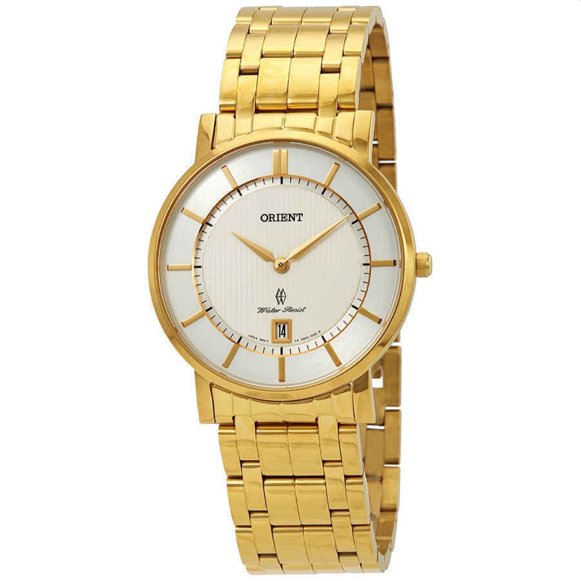 Orient Class Quartz White Dial Unisex Watch FGW01001W0