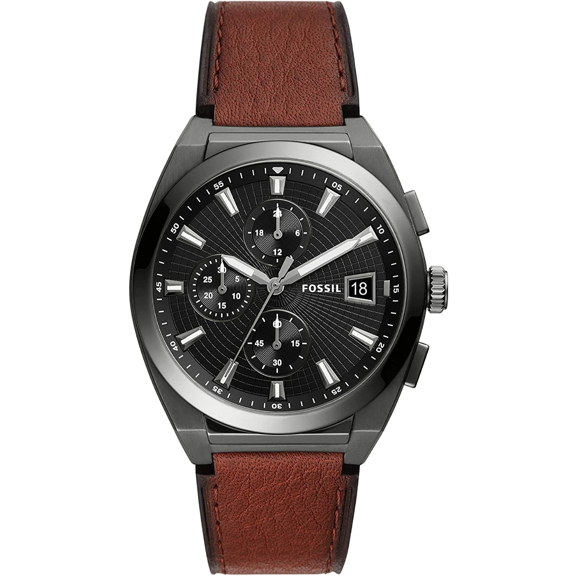 Fossil  Quartz Everett Brown Dial Men's Watch FS5799