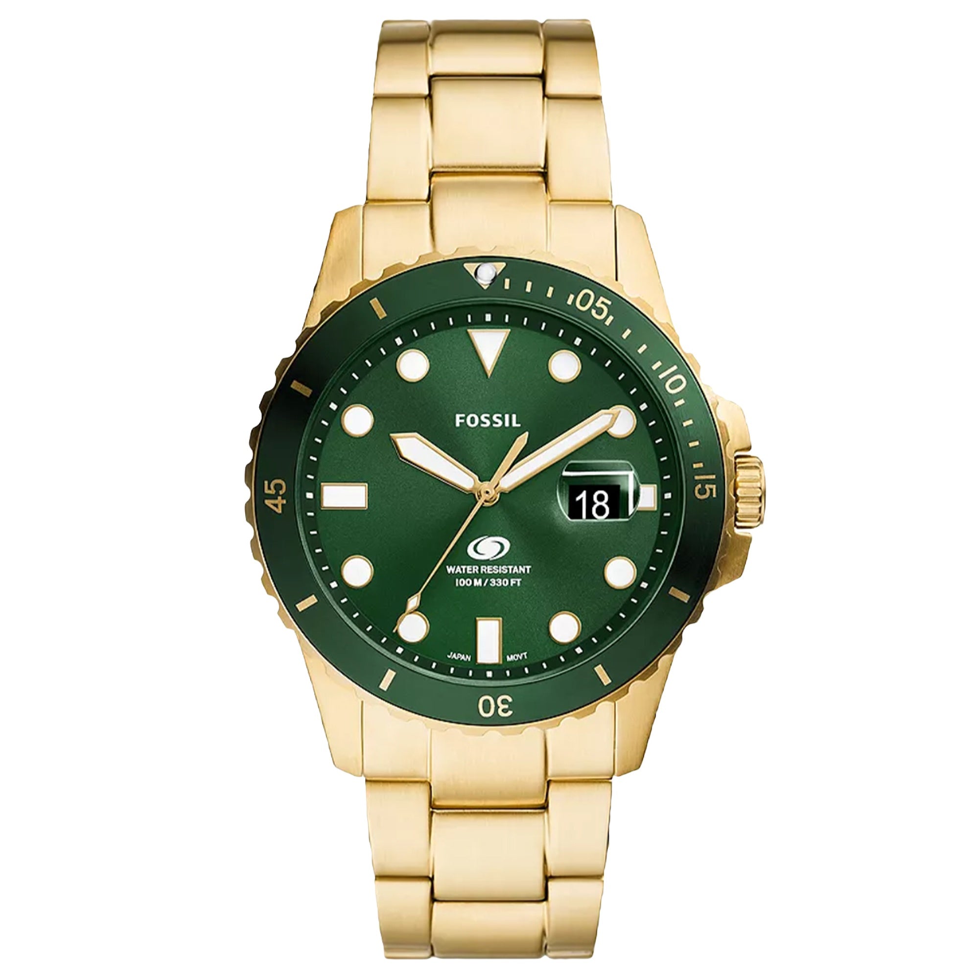 Fossil  Quartz Dive Green Dial Men's Watch FS6030