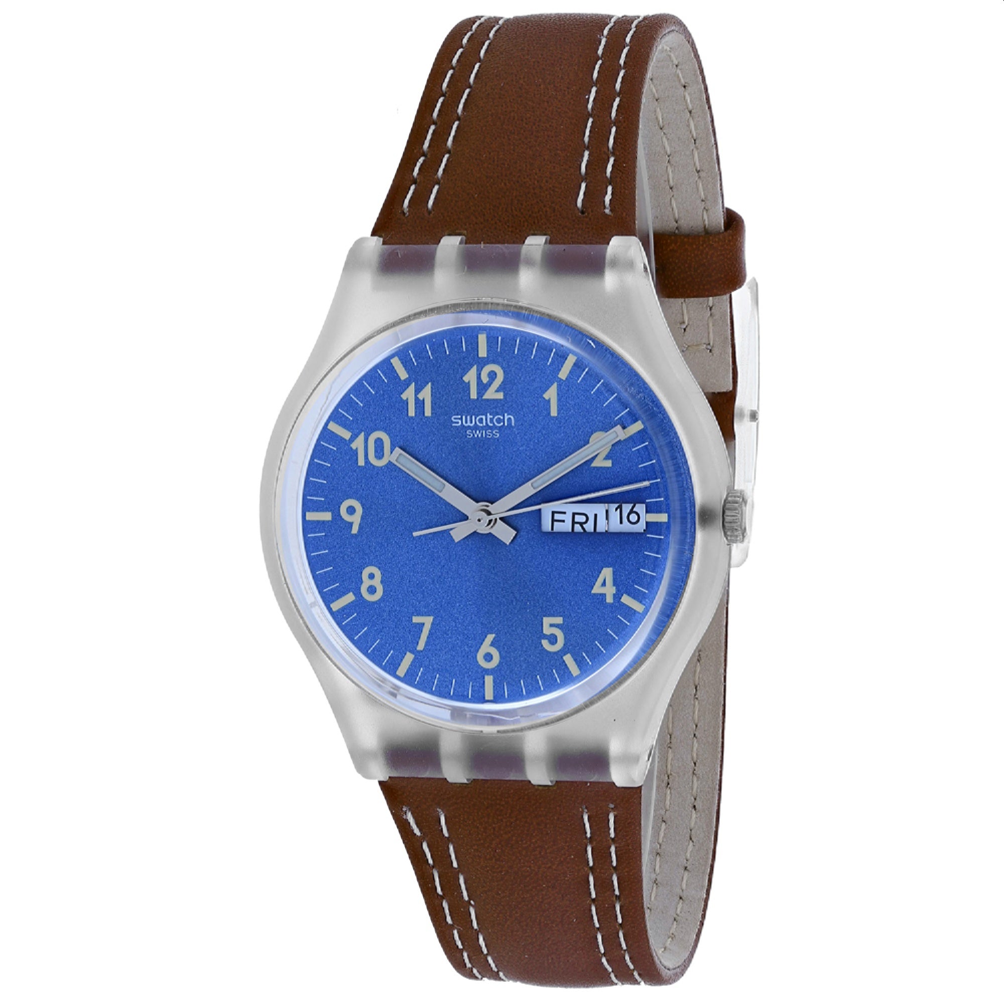 Swatch  Quartz Gent Blue Dial Men's Watch GE709