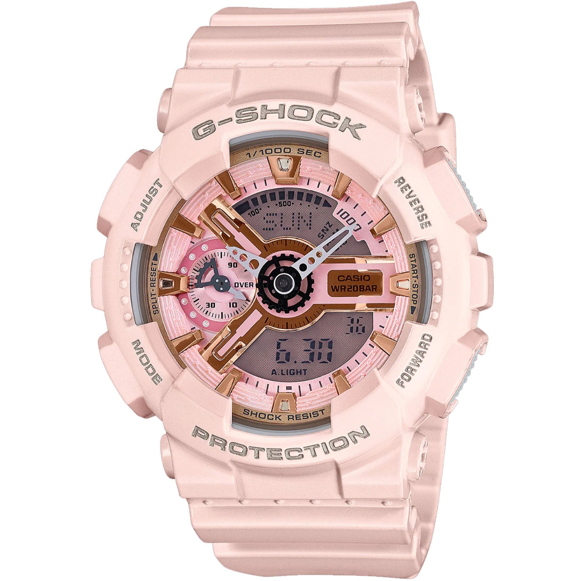 Casio  Quartz G-Shock Pink Dial Women's Watch GMA-S110MP-4A1CR