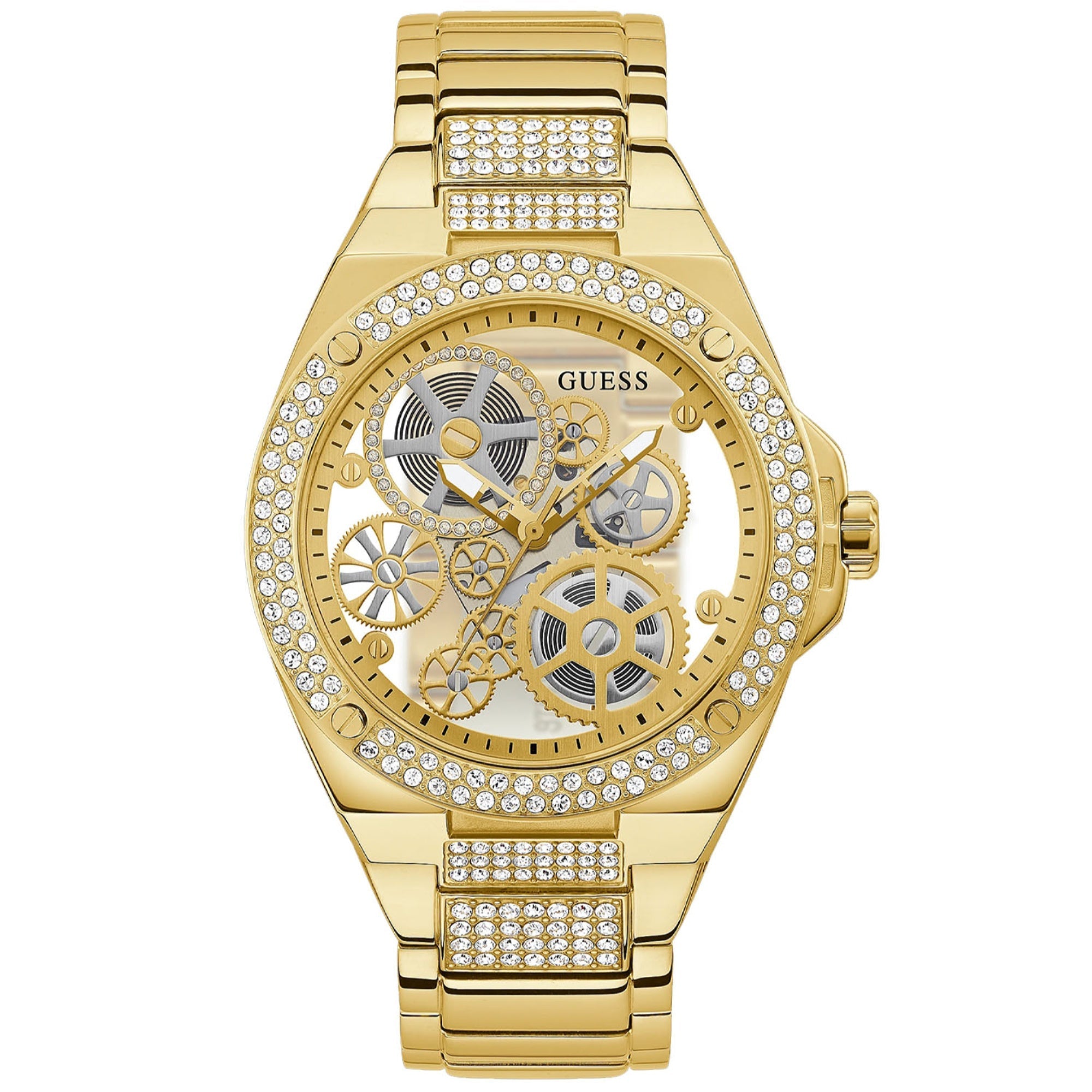 Guess  Quartz Classic Gold Dial Men's Watch GW0323G2