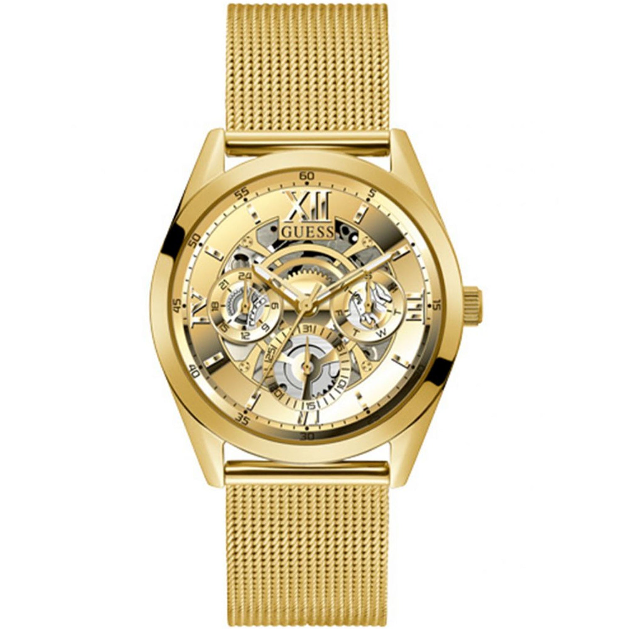 Guess  Quartz Classic Gold Dial Men's Watch GW0368G2