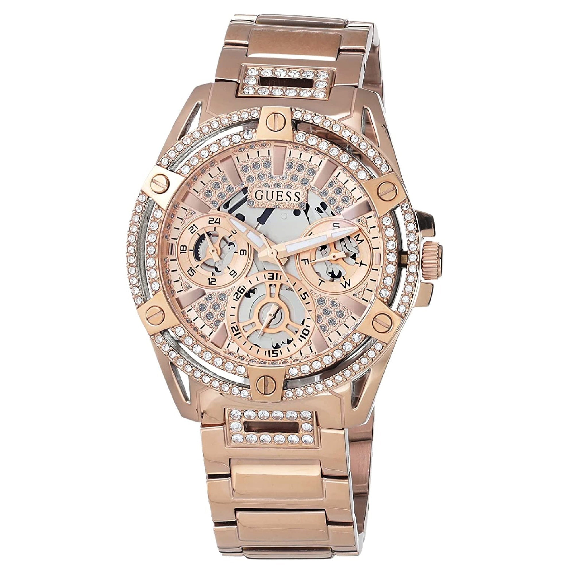 Guess  Quartz Classic Rose Gold Dial Women's Watch GW0464L3