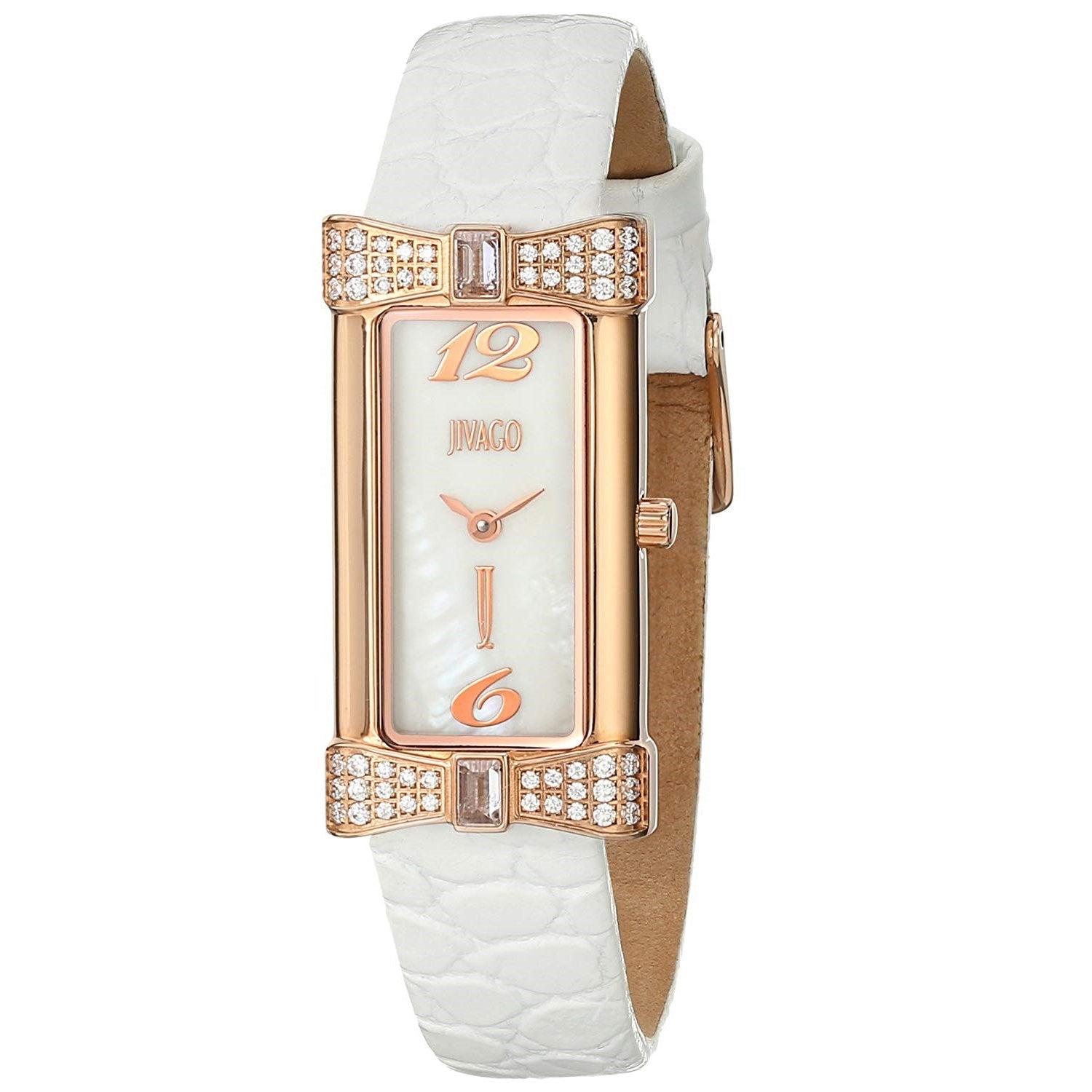 Jivago Charmante Quartz White Mother of Pearl Dial Women's Watch JV1412