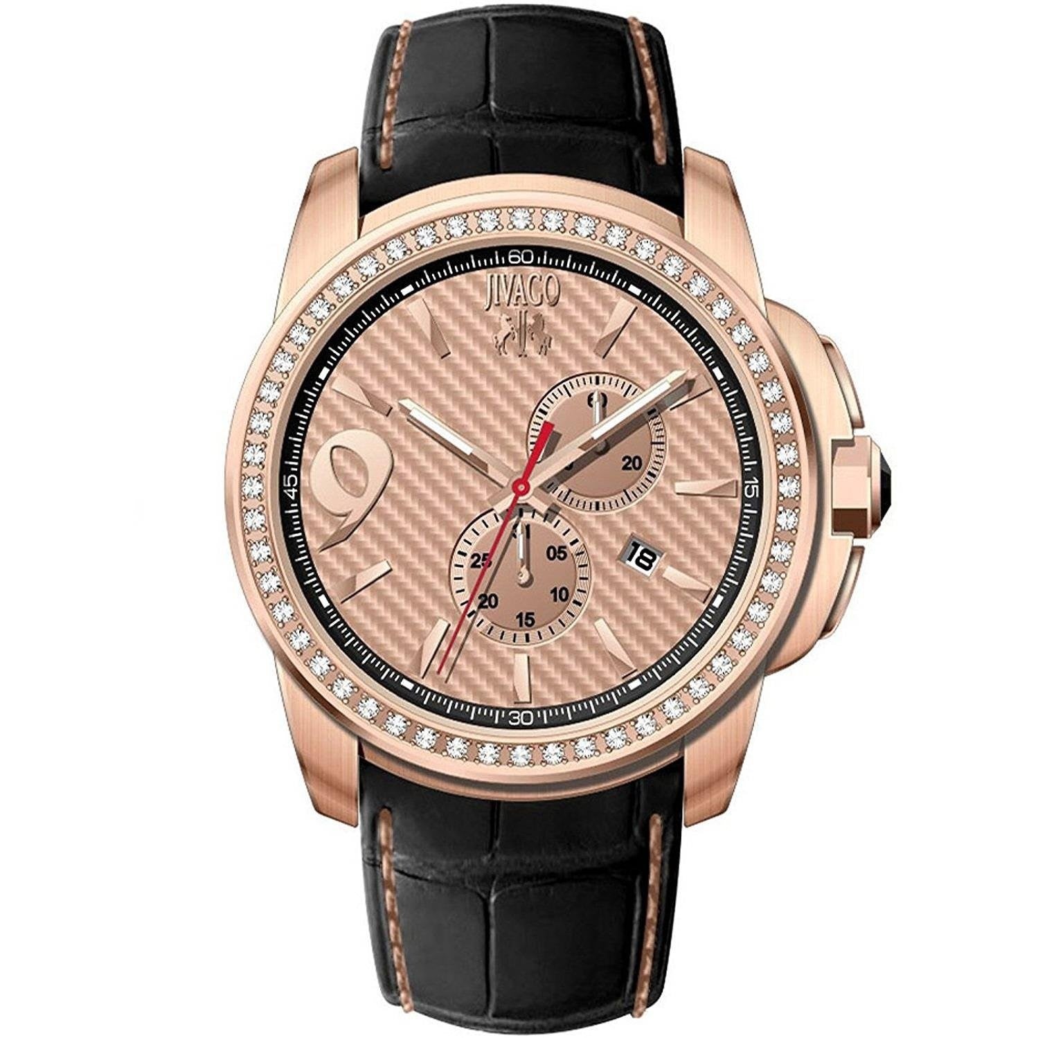 Jivago Gliese Quartz Rose Gold-tone Dial Men's Watch JV1535