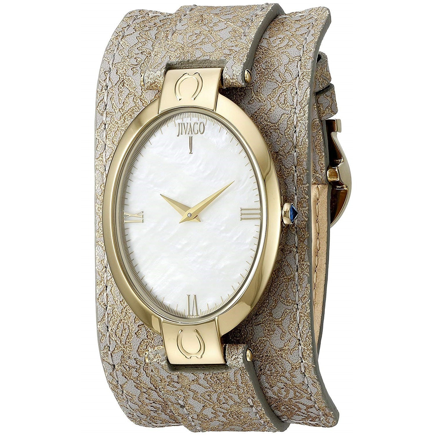 Jivago Good luck Quartz White Mother of Pearl Dial Women's Watch JV1836