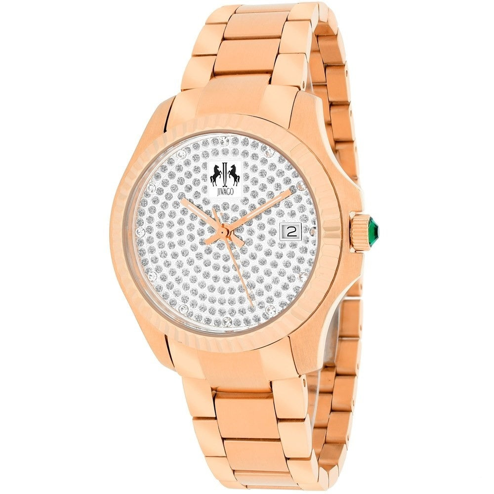 Jivago Jolie Quartz Crystal Diamonds Dial Women's Watch JV3213