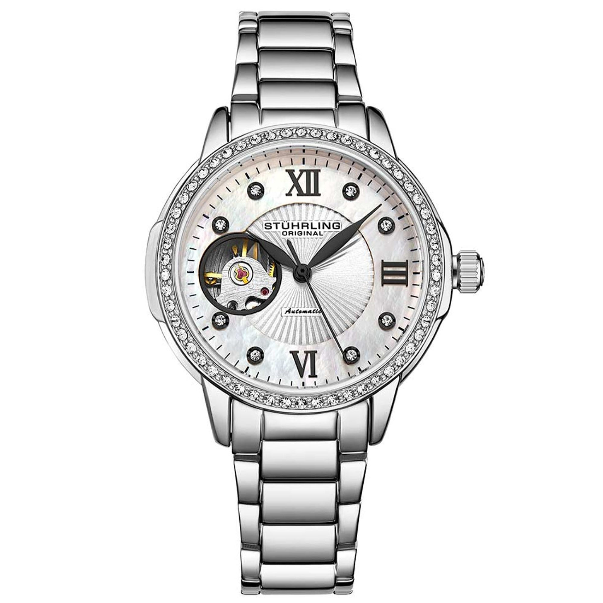 Stuhrling  Automatic Classic Silver Dial Women's Watch M12652