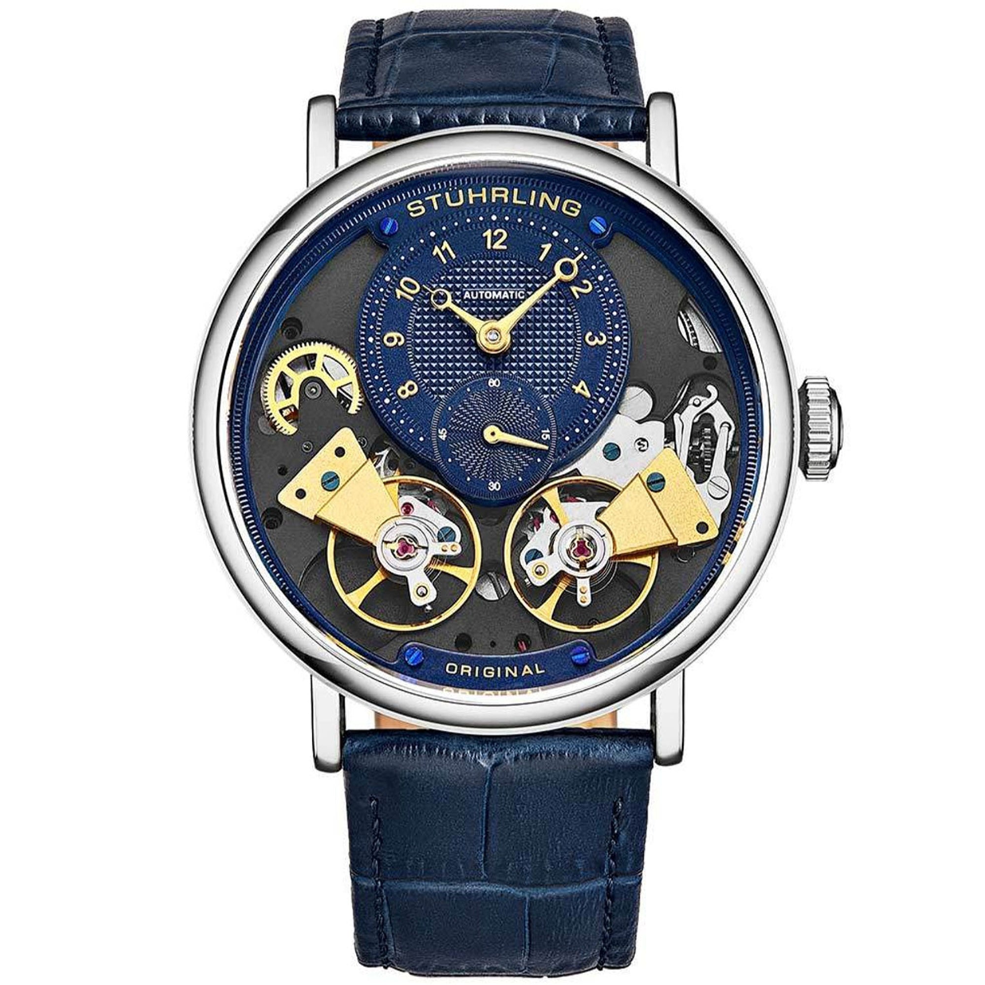 Stuhrling  Automatic Classic Blue Dial Men's Watch M12658