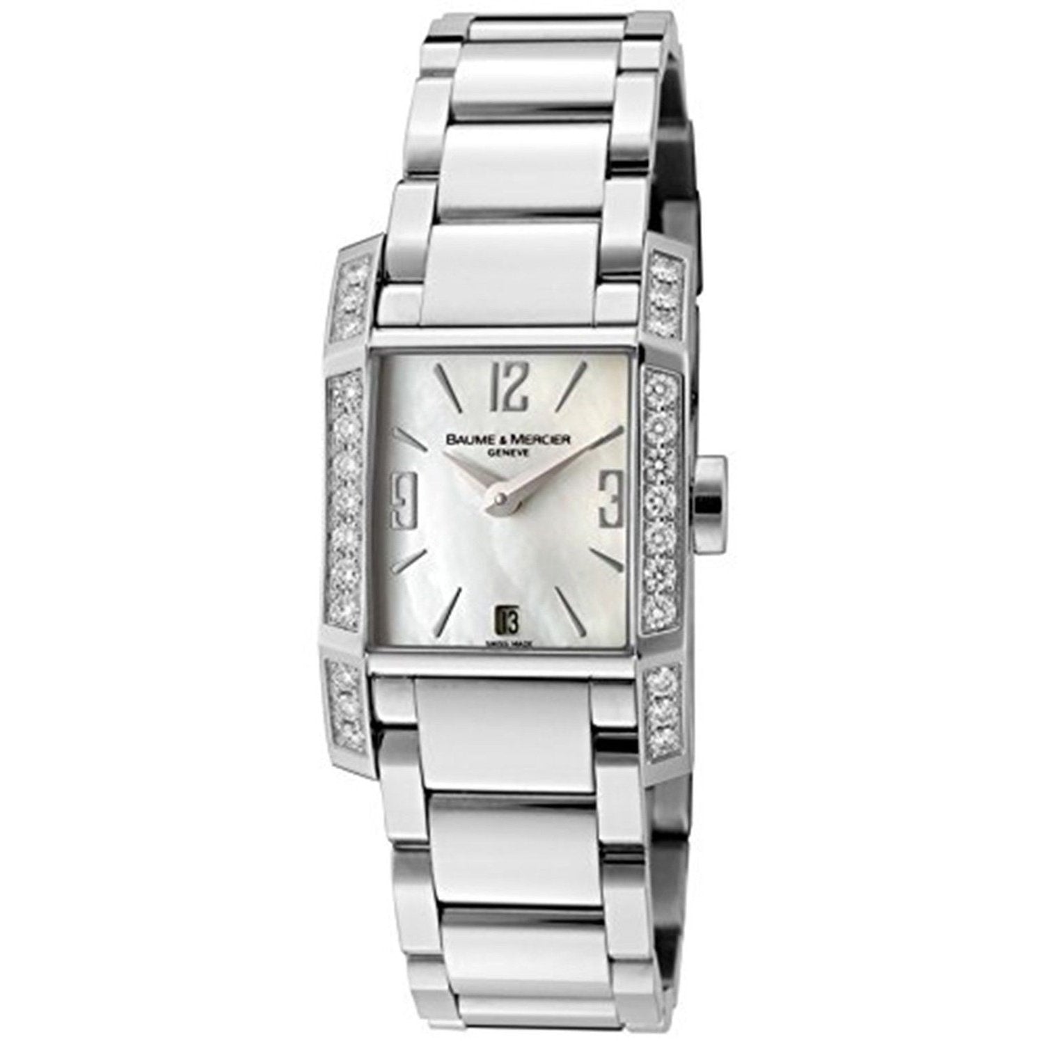 Baume & Mercier Diamant Quartz Diamond Mother of pearl Dial Women's Watch MOA08666