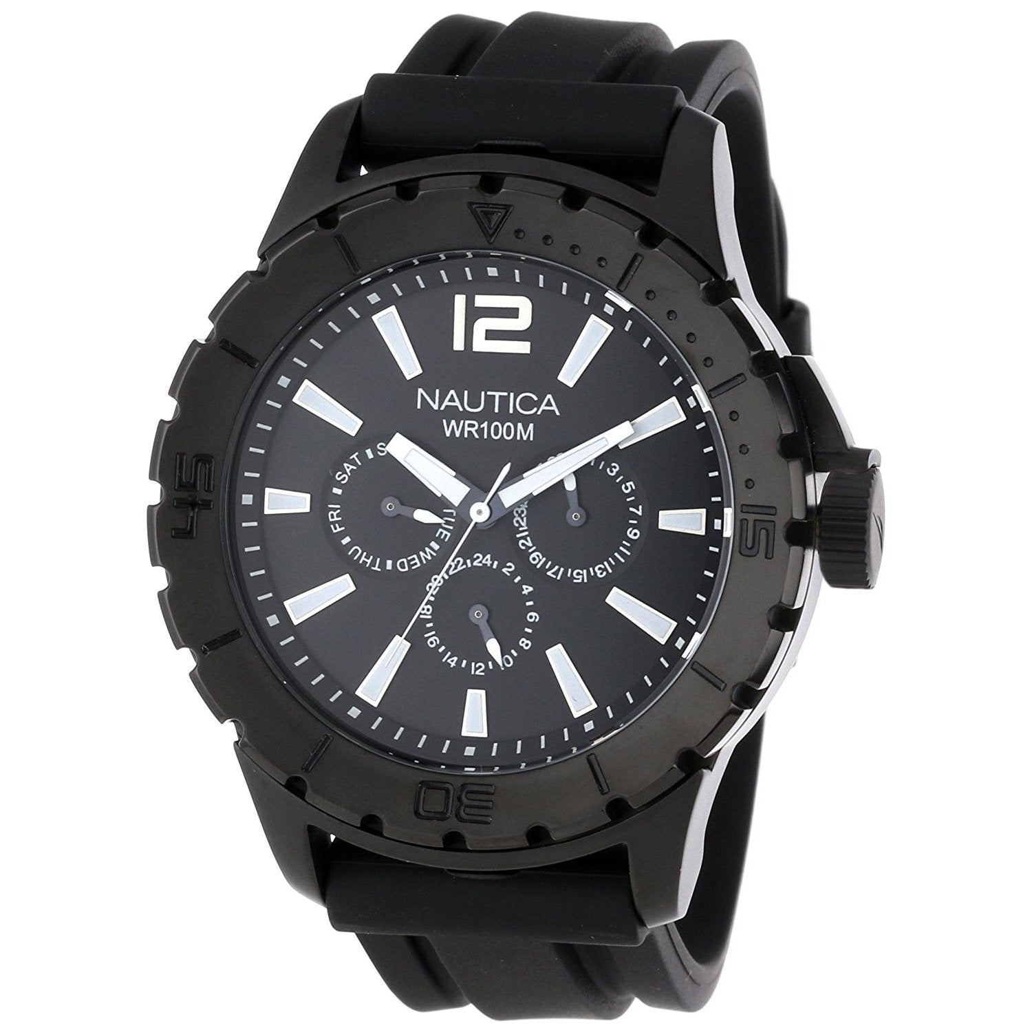 Nautica NSR Quartz Multi-Function Black Dial Men's Watch N17594G