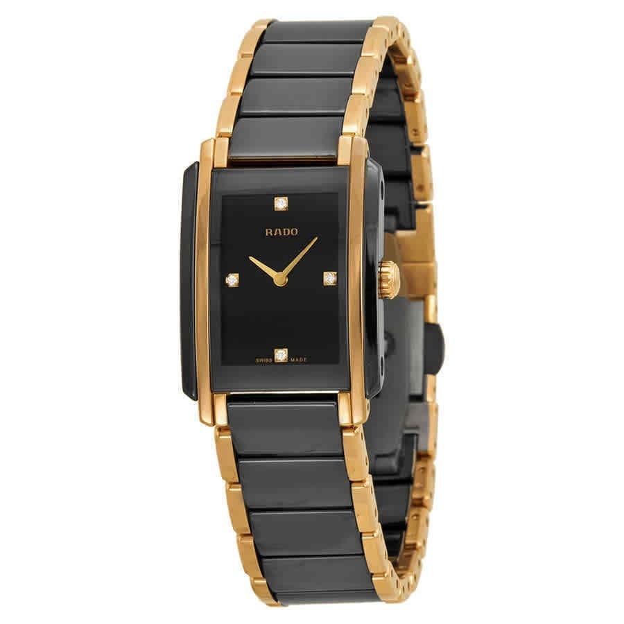 Rado Integral Jubile Quartz Black Dial Women's Watch R20612712