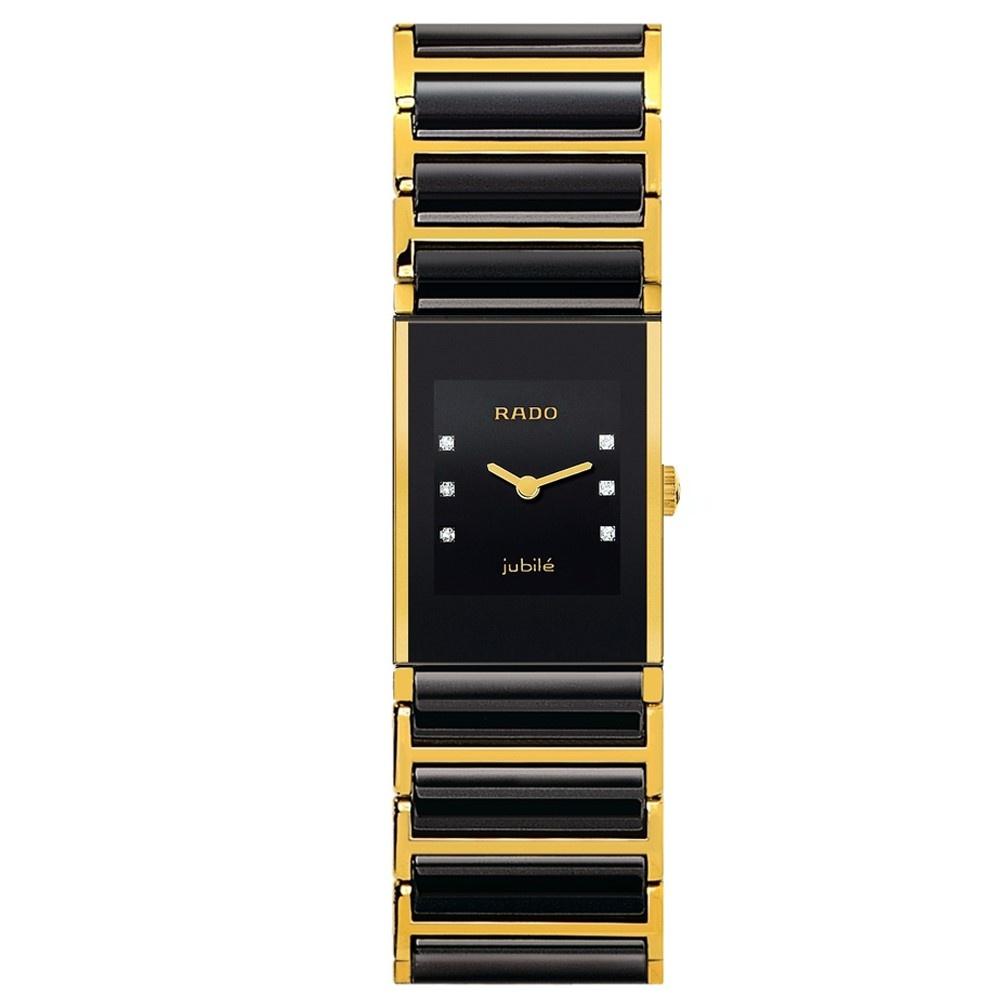 Rado Integral Quartz Diamond Black Dial Women's Watch R20789752