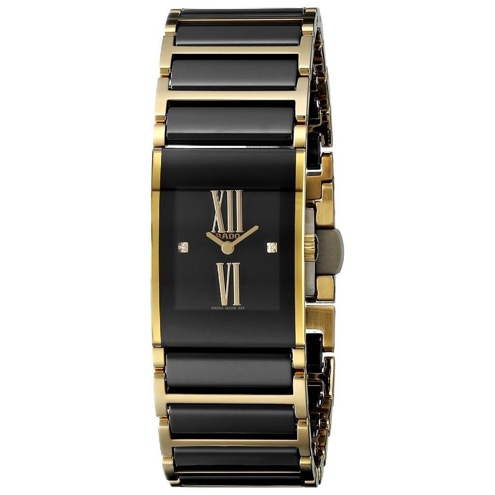 Rado Integral Quartz Diamond Black Dial Women's Watch R20789762