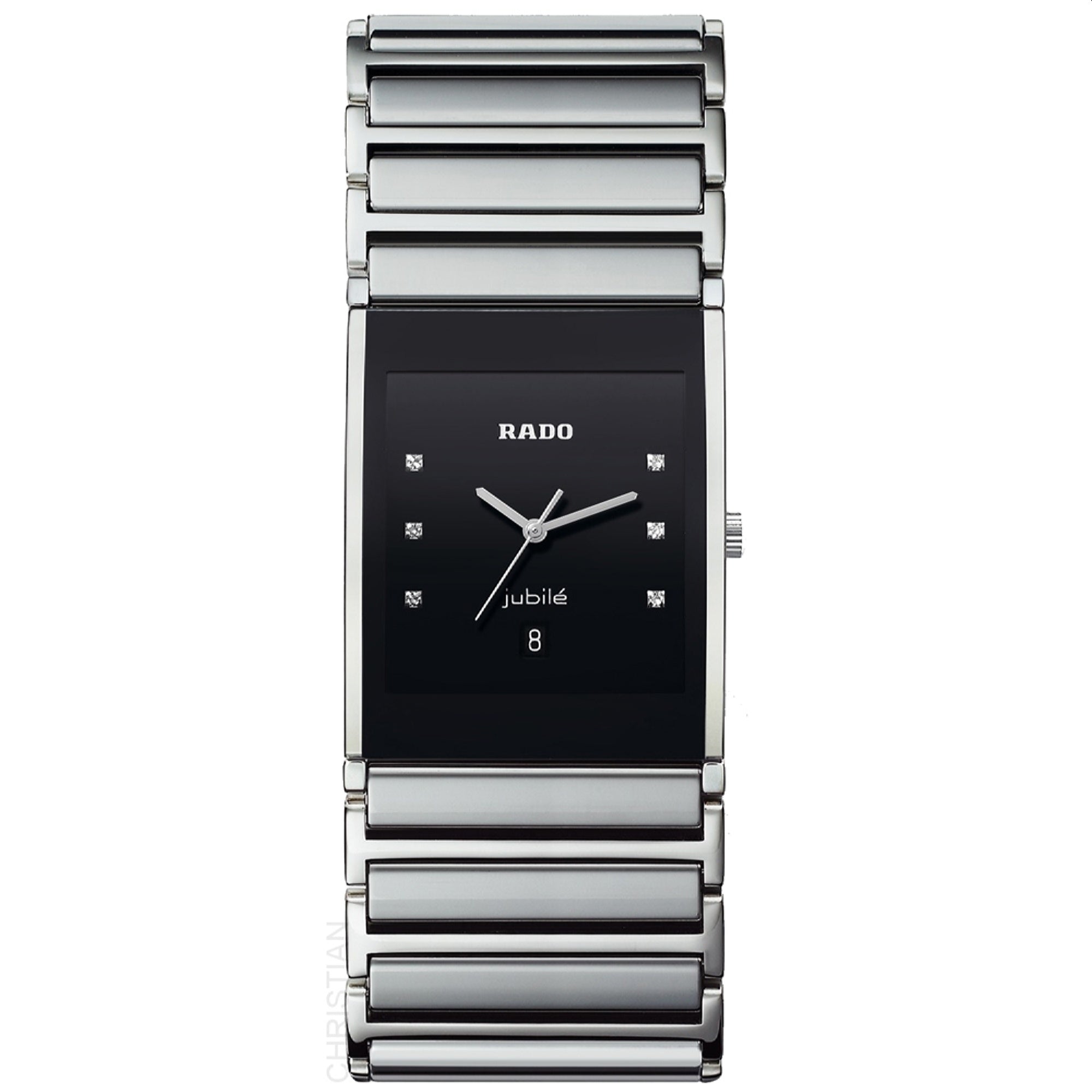 Rado Integral Quartz Black Dial Men's Watch R20861759