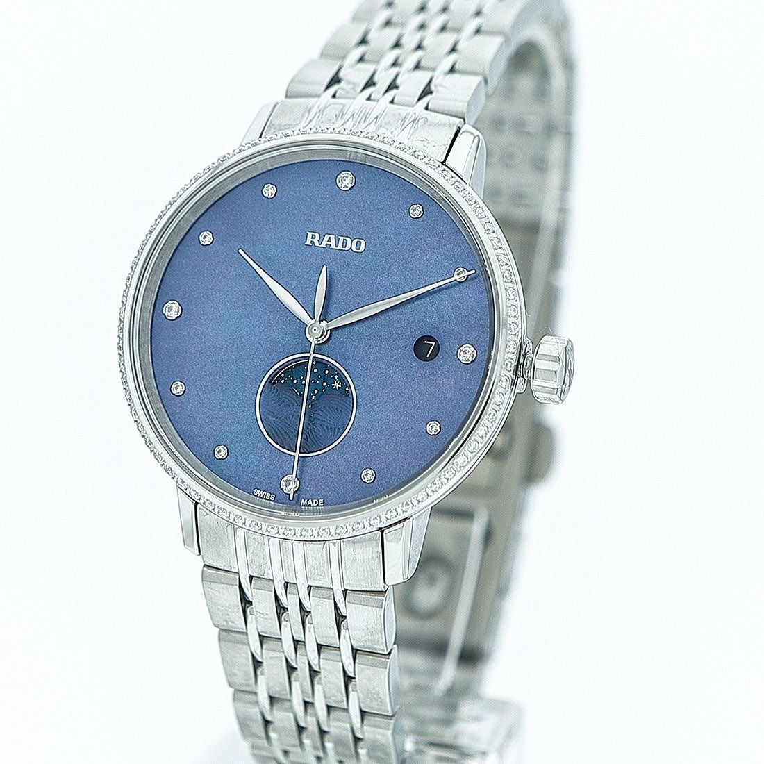 Rado Coupole Quartz Diamond Blue Dial Women's Watch R22882903