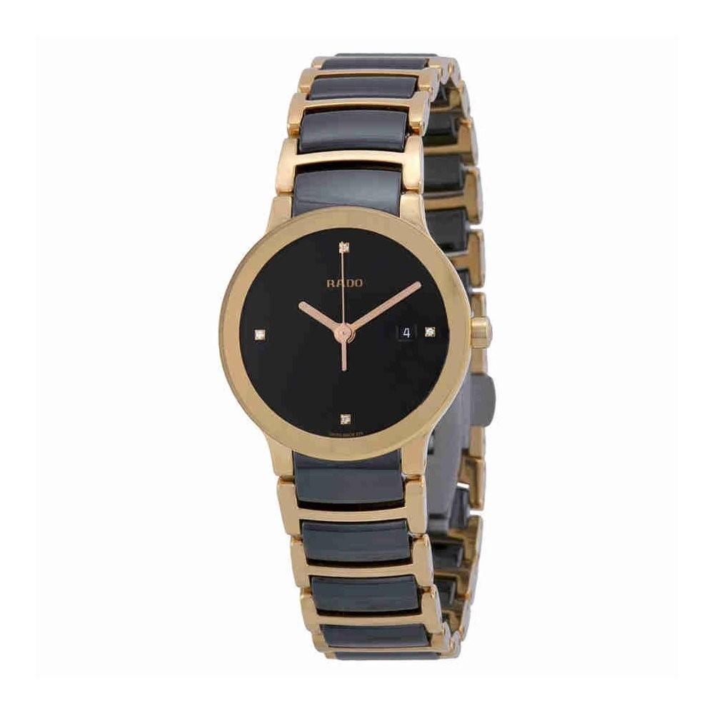 Rado Centrix Quartz Diamond Black Dial Women's Watch R30555712