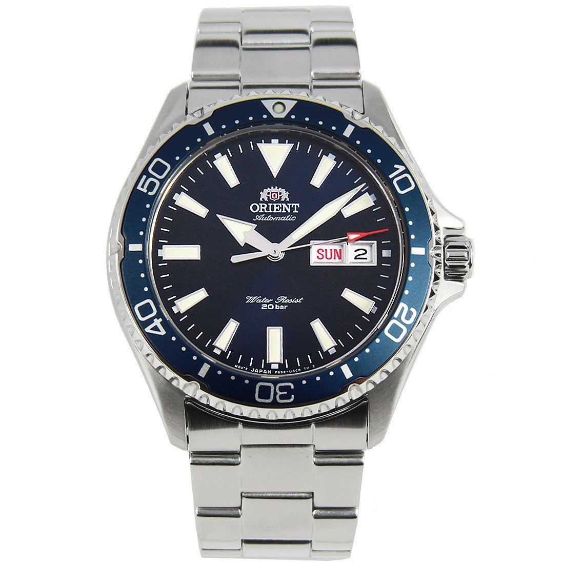 Orient Mako III Automatic Blue Dial Men's Watch RA-AA0002L19B