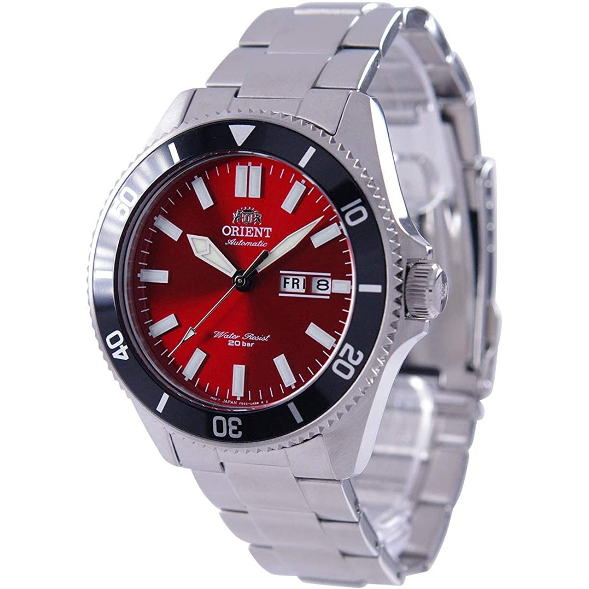 Orient Kanno Automatic Red Dial Men's Watch RA-AA0915R19B