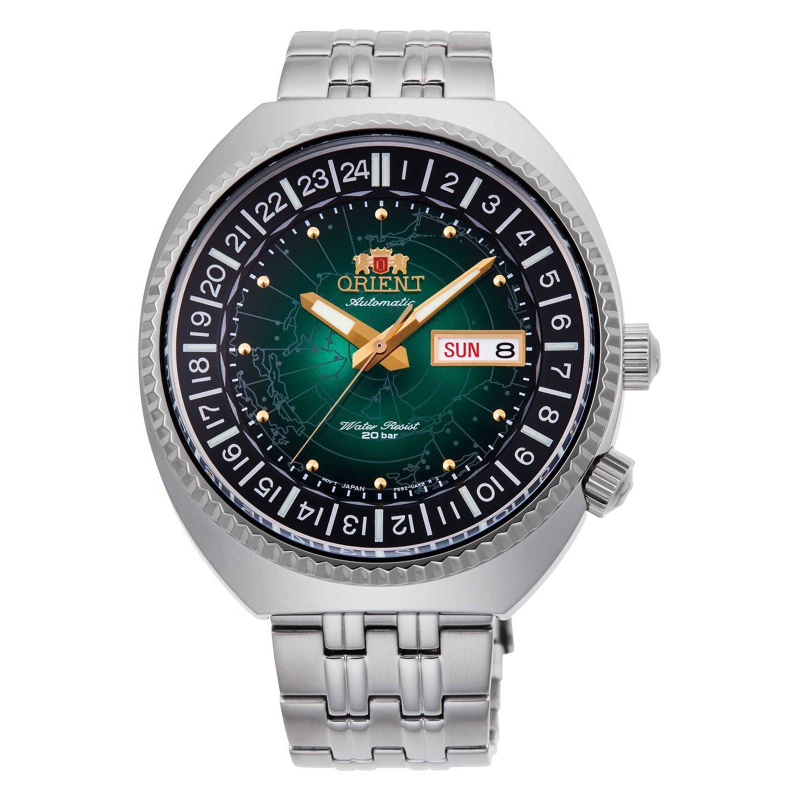 Orient  Automatic Green Dial Men's Watch RA-AA0E02E19B