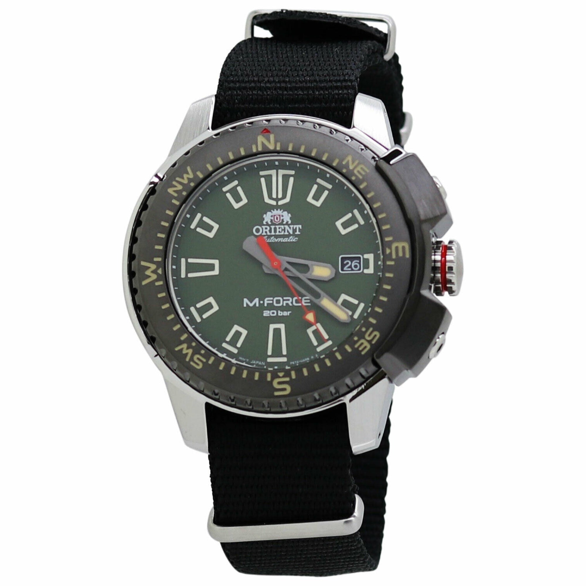 Orient M-Force Automatic Green Dial Men's Watch RA-AC0N03E10B