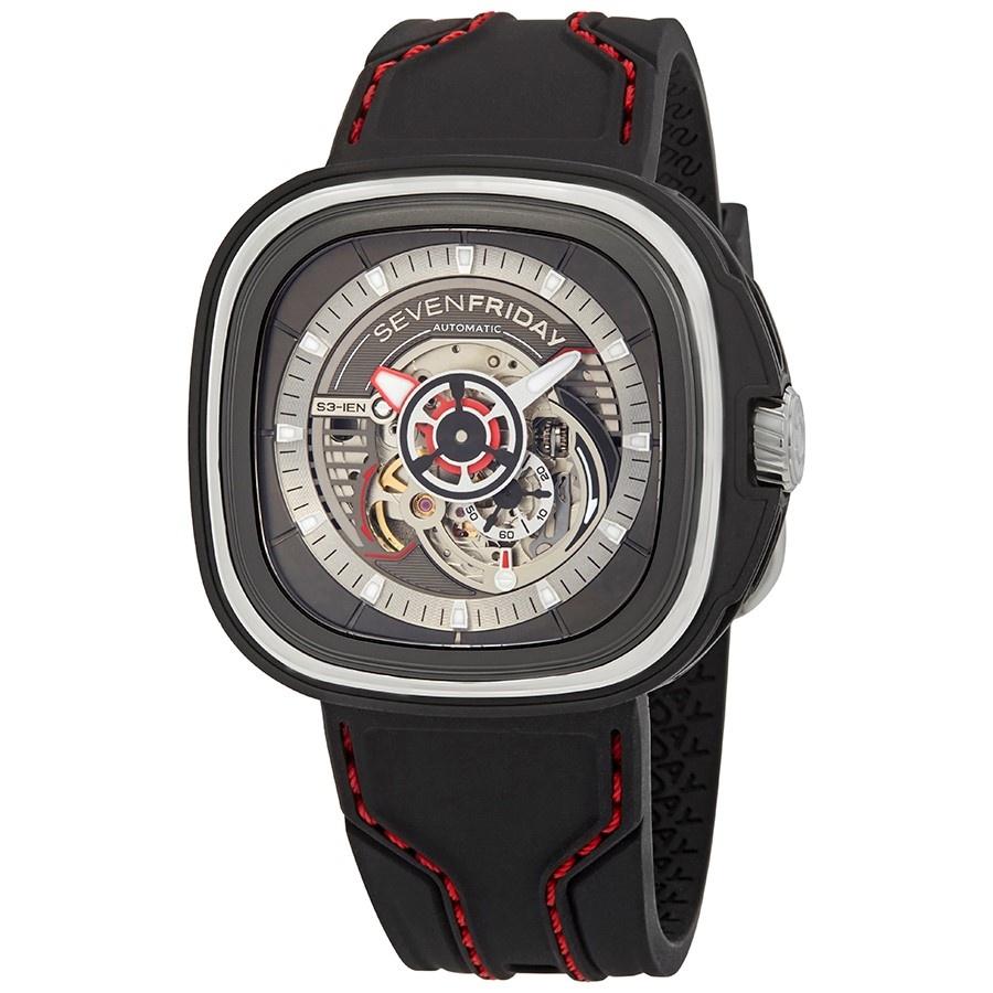 SevenFriday S-Series Automatic Black Dial Men's Watch S3-01