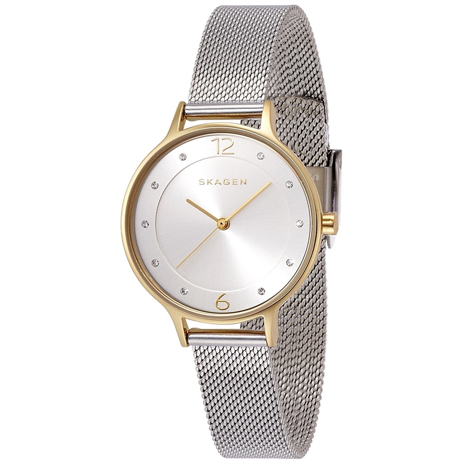 Skagen Anita Quartz Crystal Silver Dial Women's Watch SKW2340