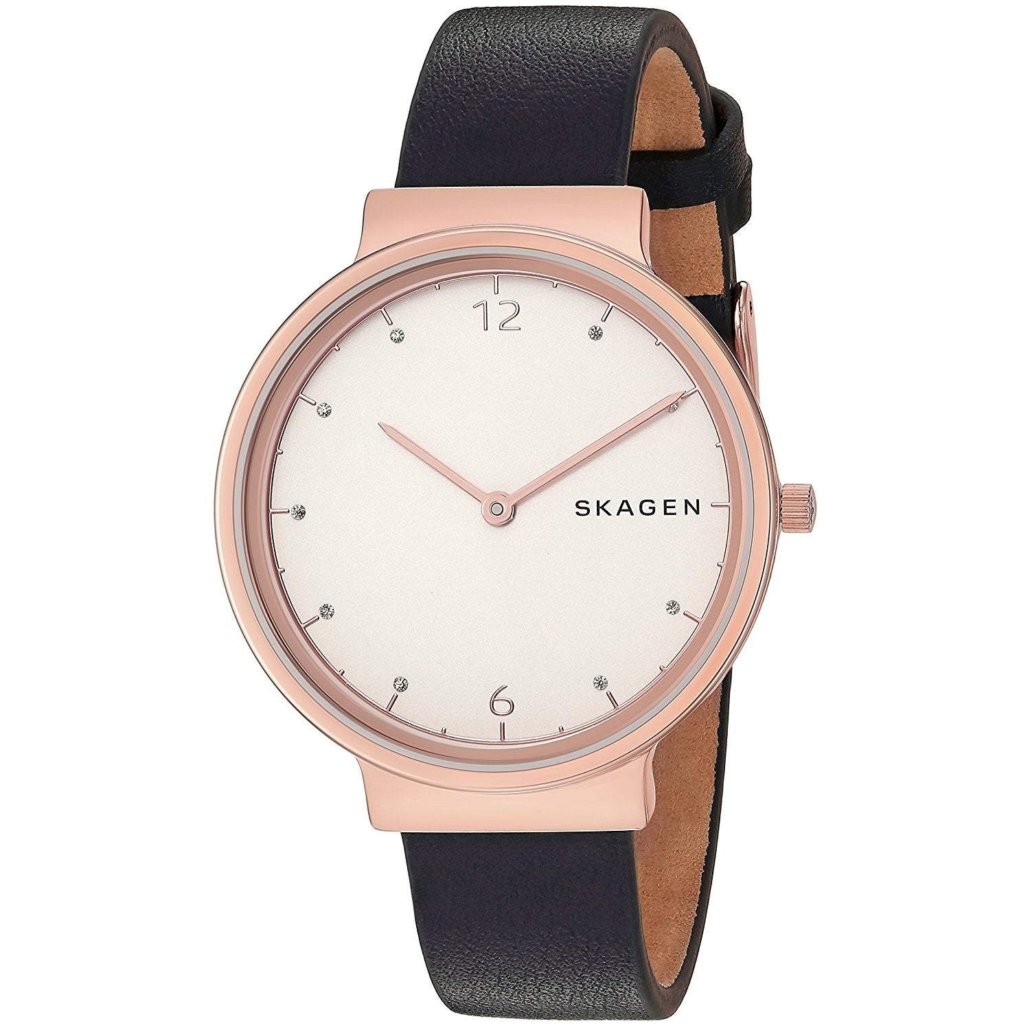 Skagen Ancher Quartz Crystal Silver Dial Women's Watch SKW2608