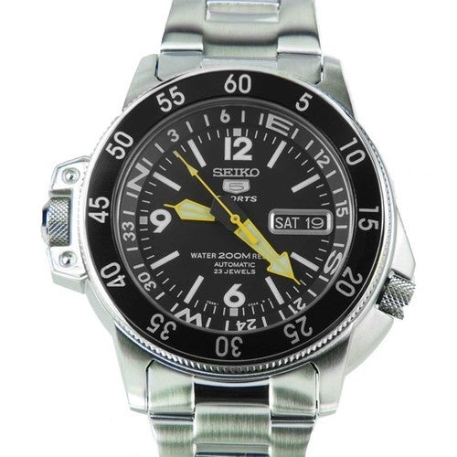 Seiko Series 5 Automatic Black Dial Men's Watch SKZ211