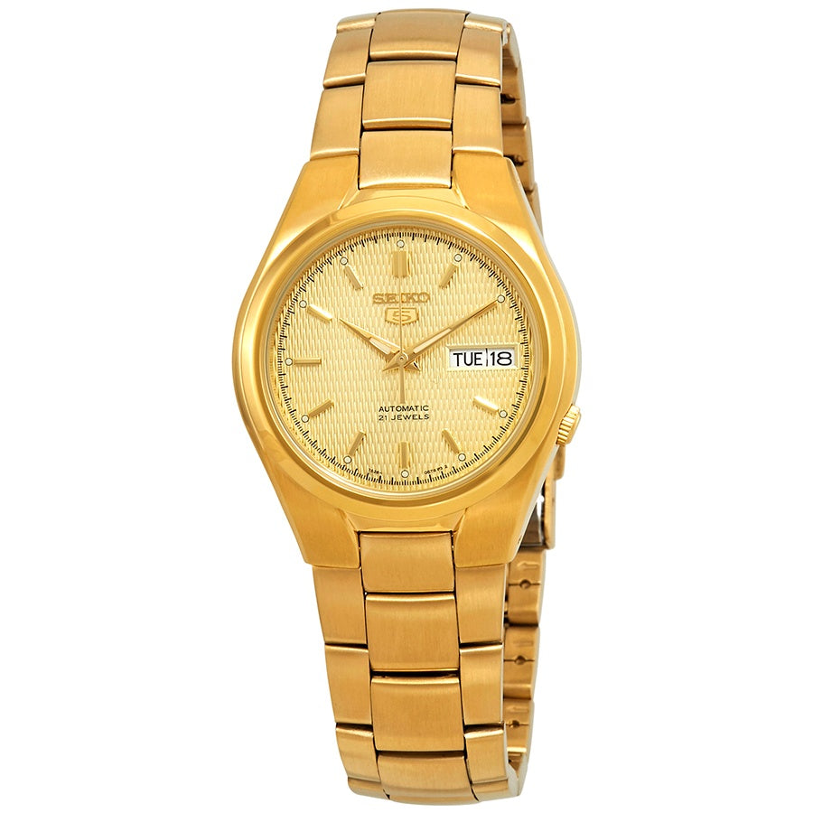 Seiko Seiko 5 Automatic Gold-Tone Dial Men's Watch SNK610