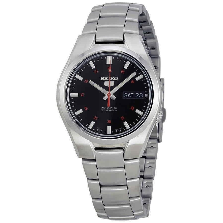 Seiko Seiko 5 Automatic Black Dial Men's Watch SNK617