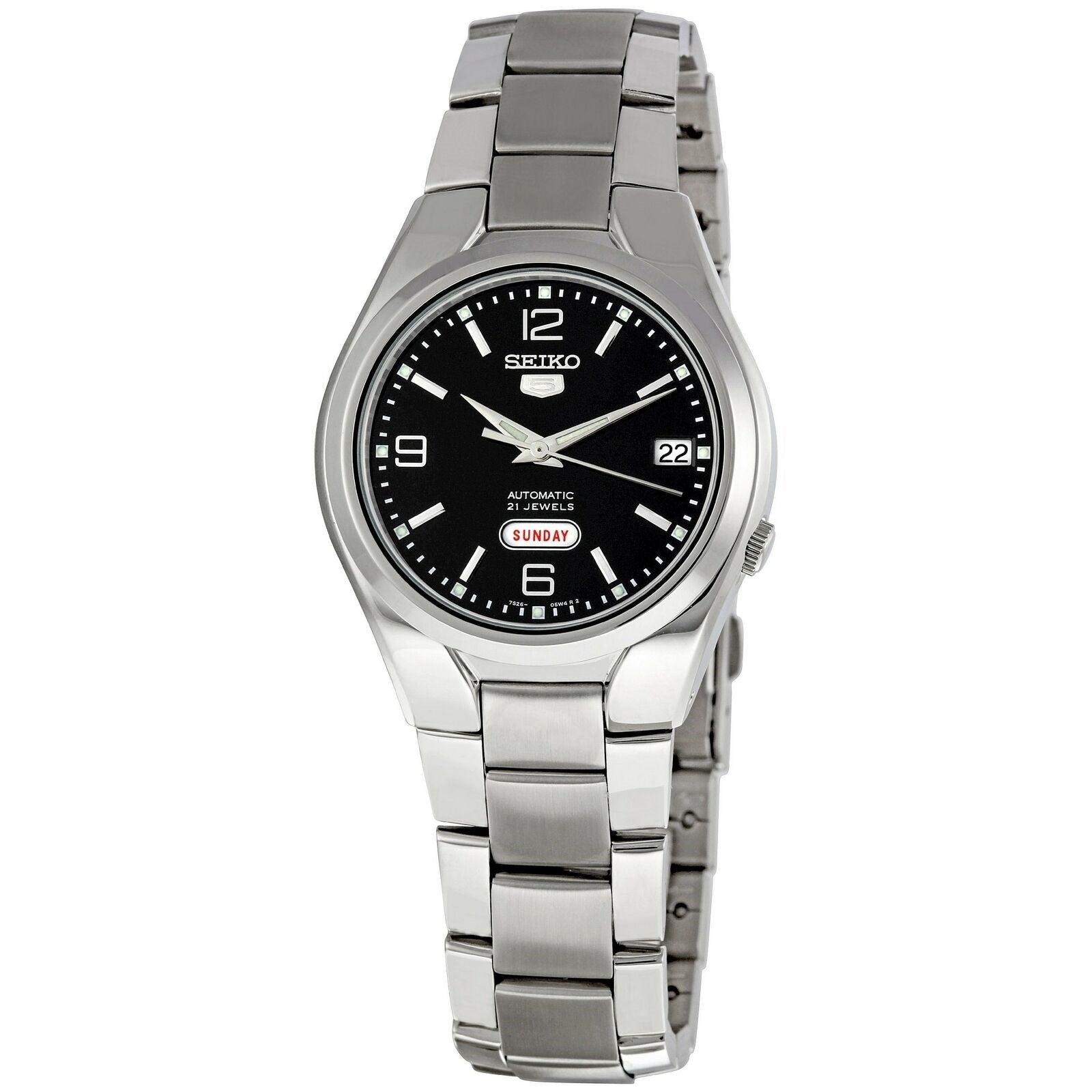 Seiko Seiko 5 Automatic Black Dial Men's Watch SNK623