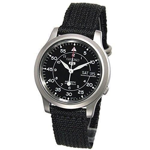 Seiko Seiko 5 Automatic Black Dial Men's Watch SNK809